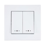 عکس-کلید دو پل توکار پارت الکتریک مدل تابش