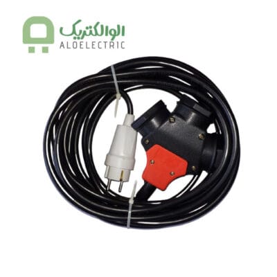 سیم سیار 10 متری 2.5×2 سه راه دار