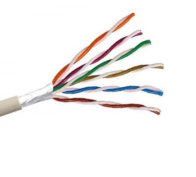 کابل 6 زوج 06 فویل دار هوایی کلاف 250 متری